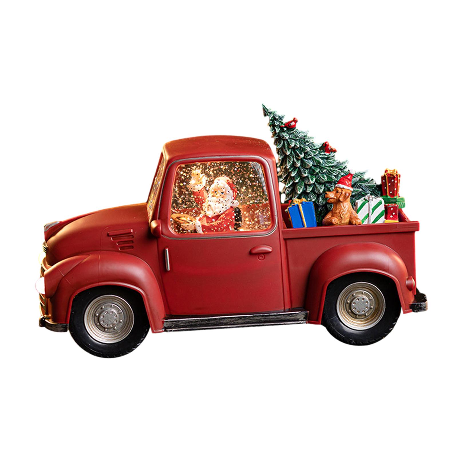Snow Globe Musical - Lighted Truck Decor Light up USB