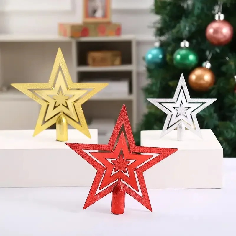 1-20PCS Christmas Tree Topper  - Star Tree Topper ulasan dan harga