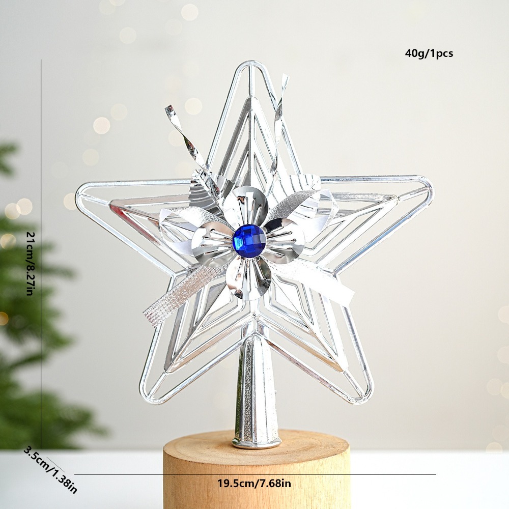 Festive Star Plastic Star Topp - Star Tree Topper ulasan dan harga
