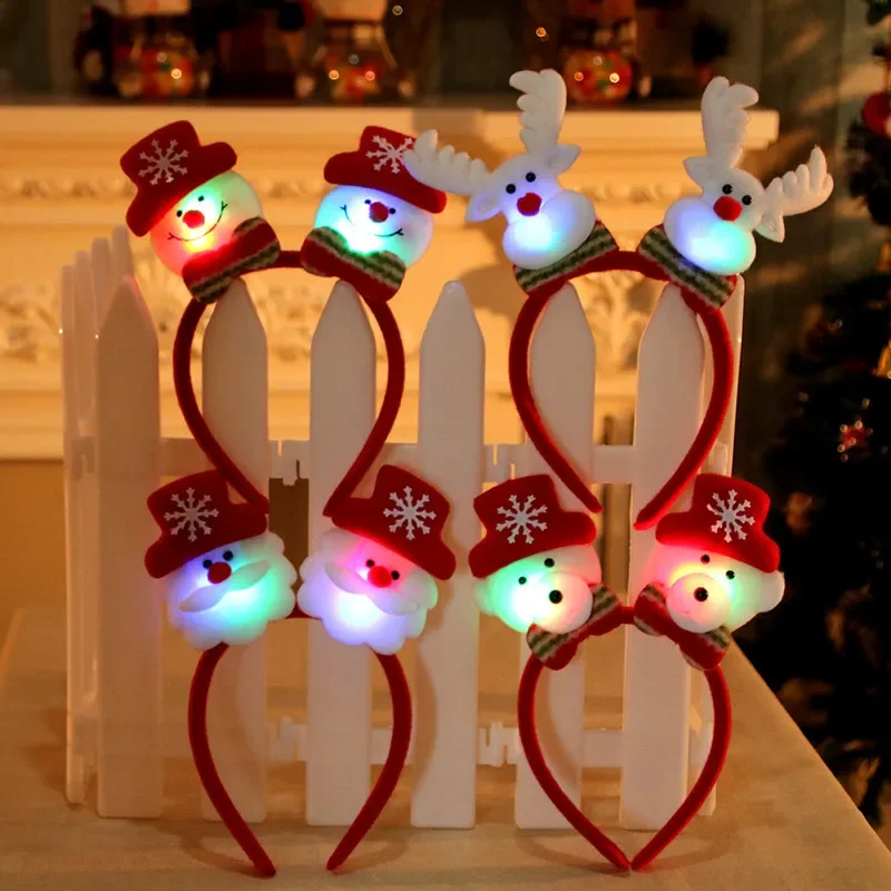 LED Glowing Reindeer Elk Antle - Reindeer Antlers Headband ulasan dan harga