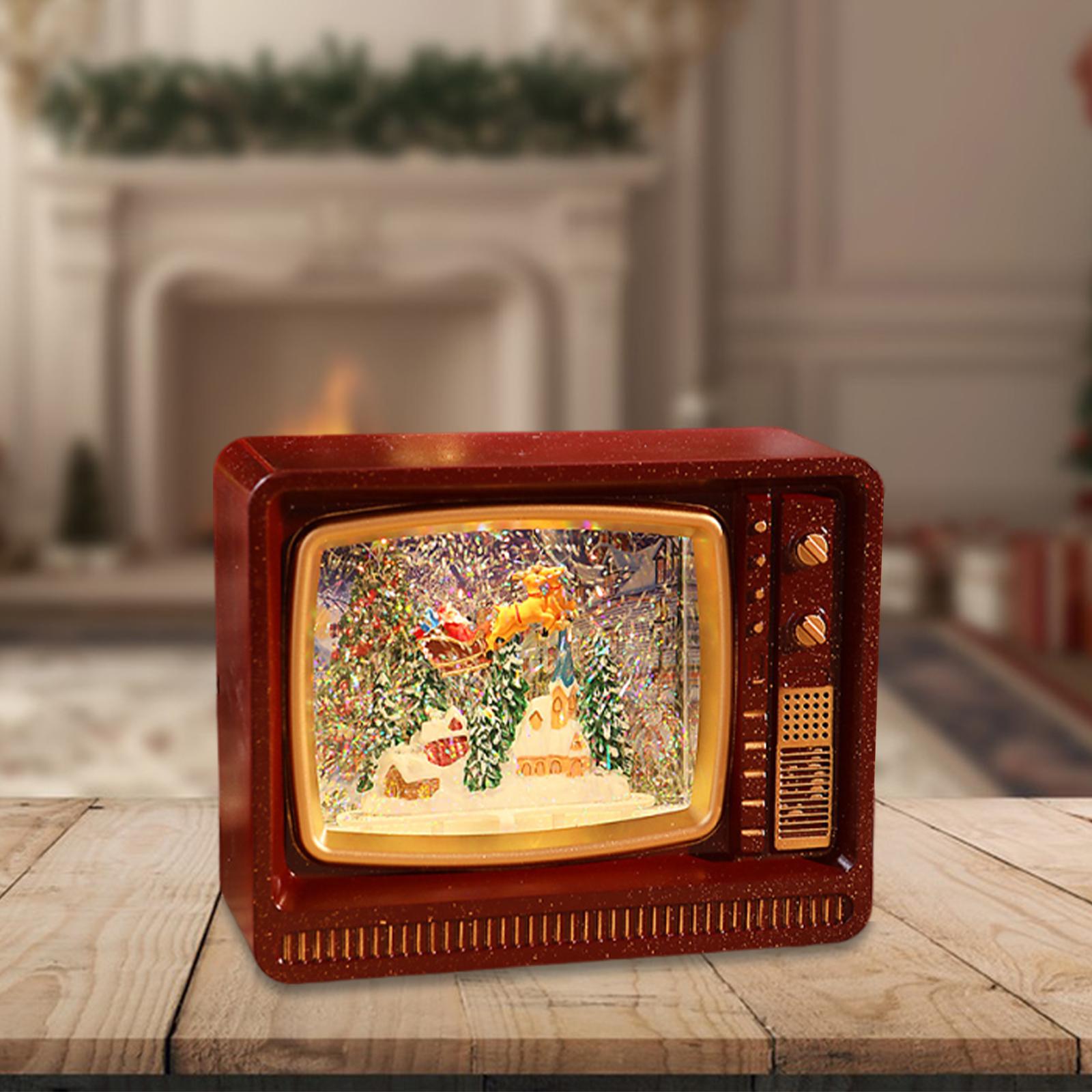 TV Shaped Music Light Lantern  - Snow Globe Musical ulasan dan harga