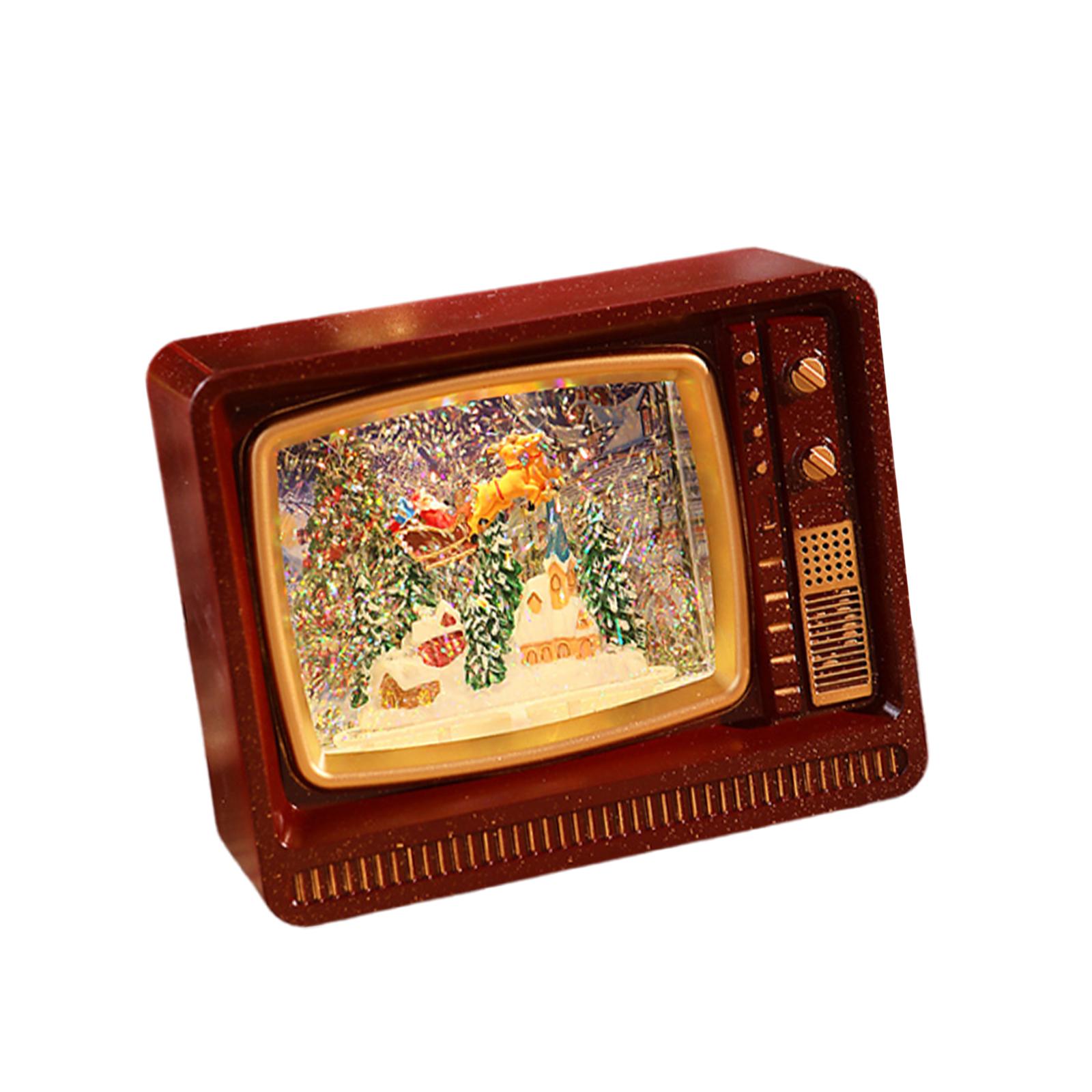 TV Shaped Music Light Lantern  - Snow Globe Musical ulasan dan harga