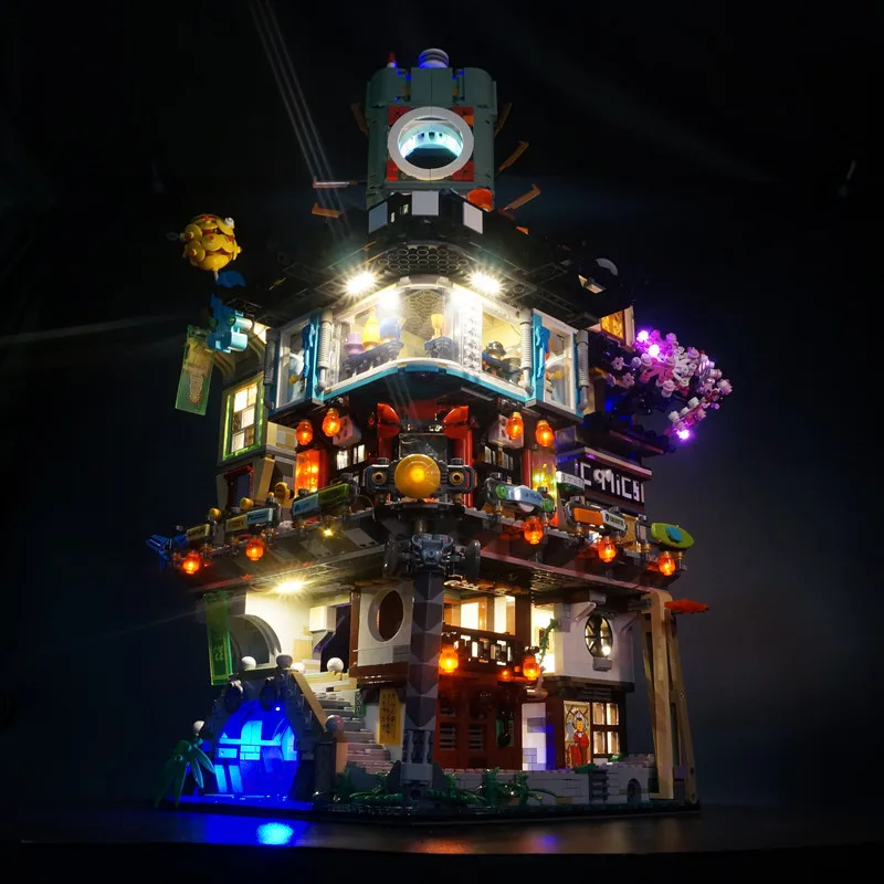 No Building Blocks Lamp Lighti - Lego Set City ulasan dan harga