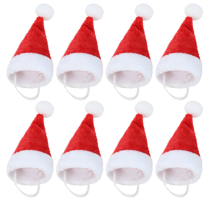 Christmas Pet Santa Hat Red Pl - Santa Hat Plush ulasan dan harga