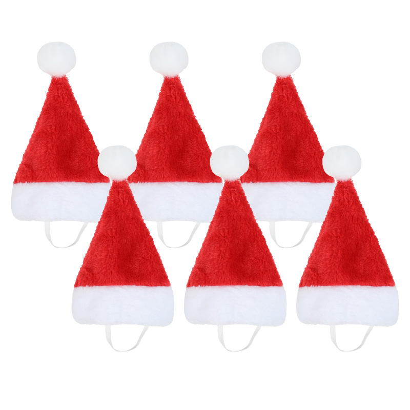 Christmas Pet Santa Hat Red Pl - Santa Hat Plush ulasan dan harga