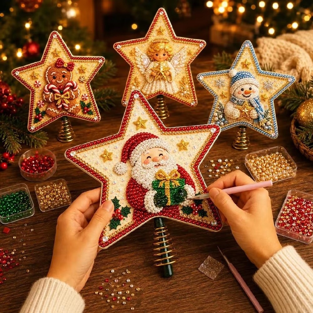 Star Shape Christmas Star Tree - Star Tree Topper ulasan dan harga