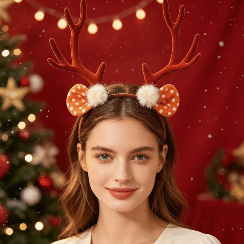 Fashion Shiny Christmas Headba - Reindeer Antlers Headband ulasan dan harga