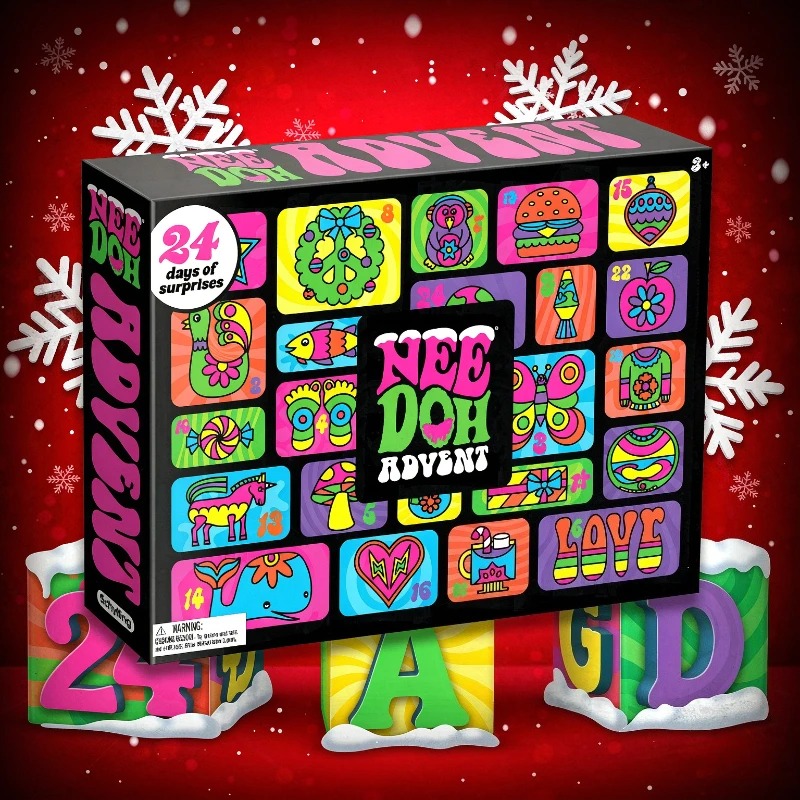 2026 NeeDoh Advent Calendar, 3 - Advent Calendar Gift ulasan dan harga
