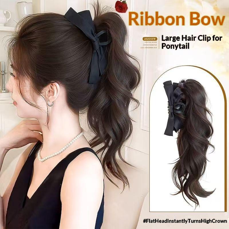 14inch Bow Tie Claw Ponytail W - Ribbon Bow Gift ulasan dan harga