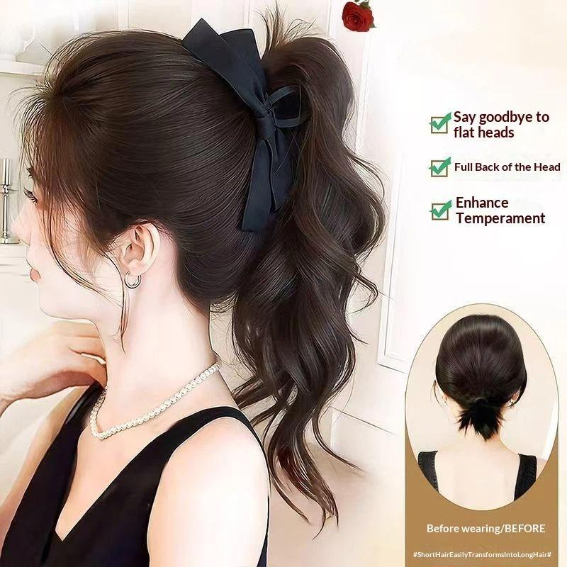 14inch Bow Tie Claw Ponytail W - Ribbon Bow Gift ulasan dan harga