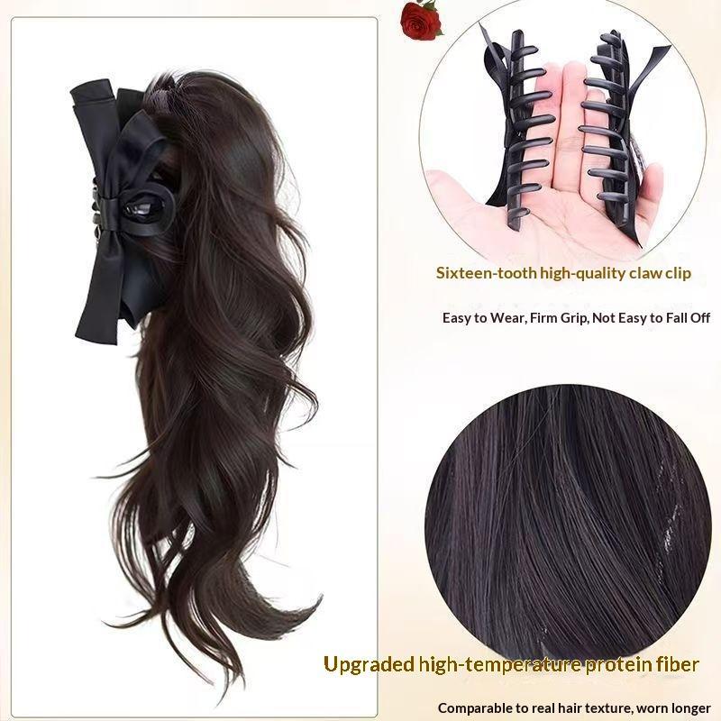 14inch Bow Tie Claw Ponytail W - Ribbon Bow Gift ulasan dan harga