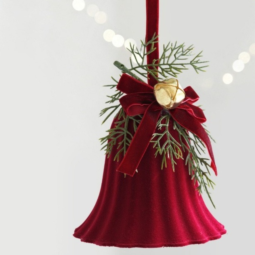 Plastic Red Flocking Christmas - Star Tree Topper ulasan dan harga
