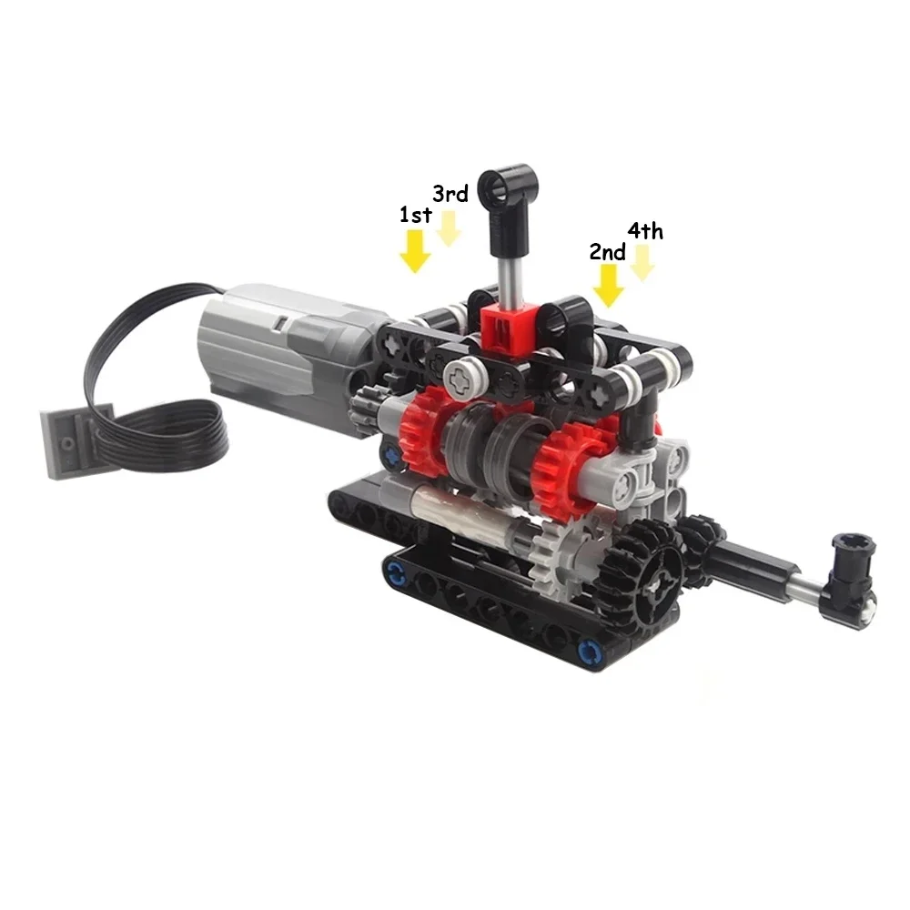 MOC High-tech 4 Speeds Gearbox - Lego Set Technic ulasan dan harga