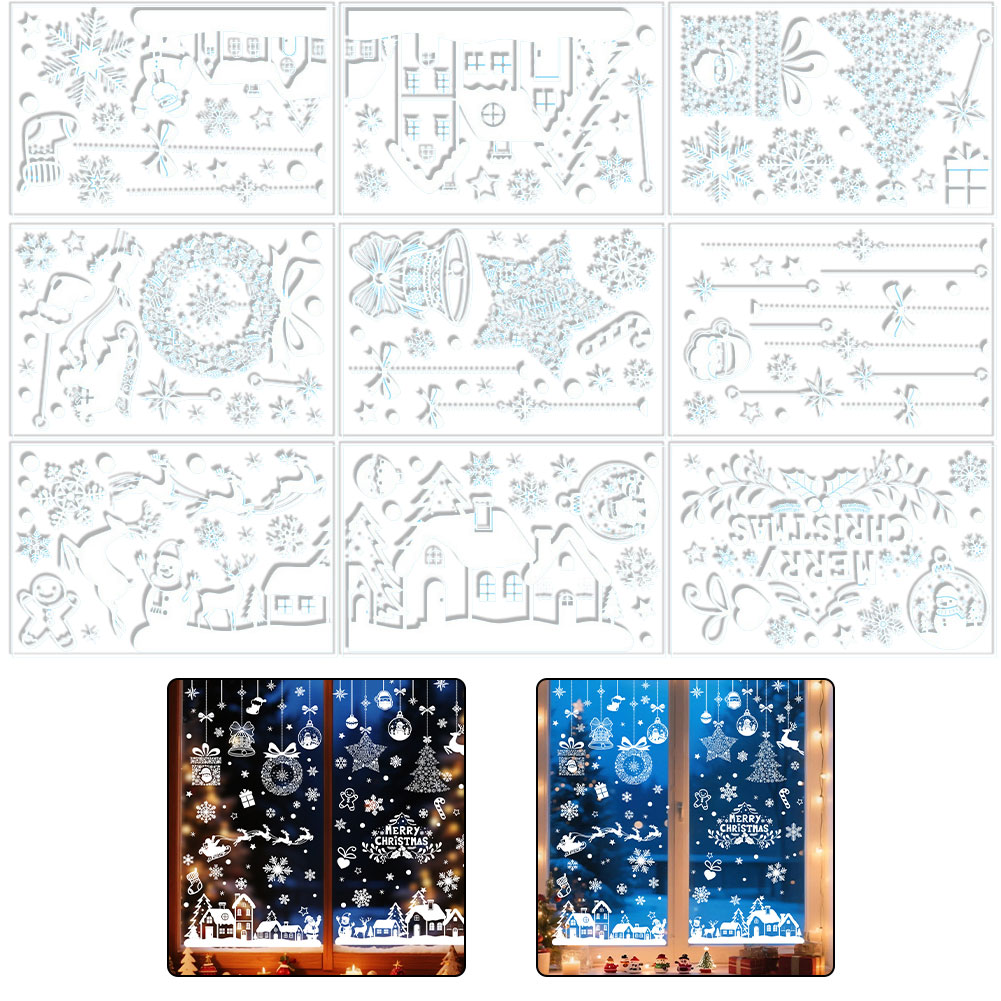 Large Christmas Window Decals  - Snowflake Window Decal ulasan dan harga
