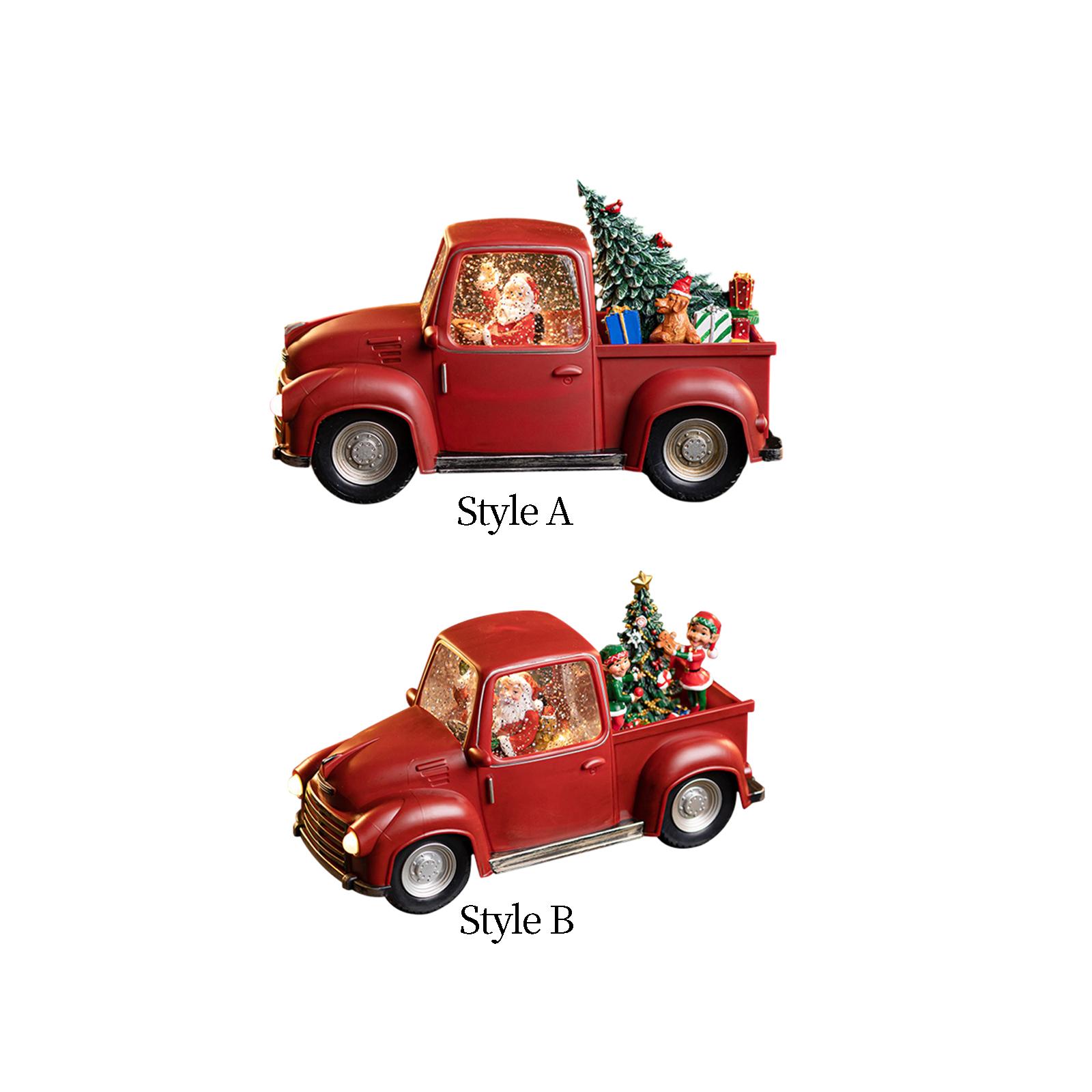 Lighted Truck Decor Light up U - Snow Globe Musical ulasan dan harga