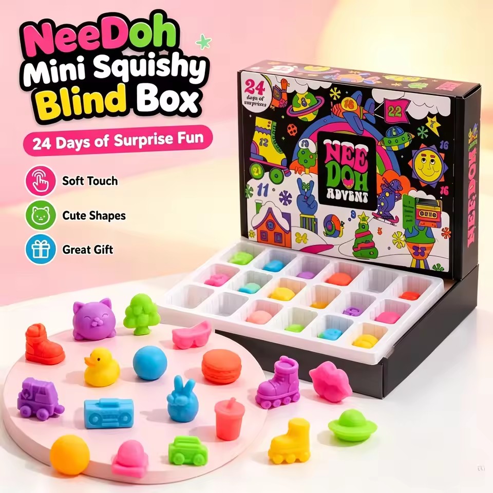 2026 NeeDoh Advent Calendar 3D - Advent Calendar Gift ulasan dan harga